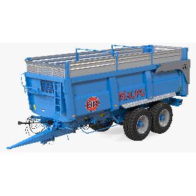 Maupu 18t Body Tipper Trailer Clean 3D model